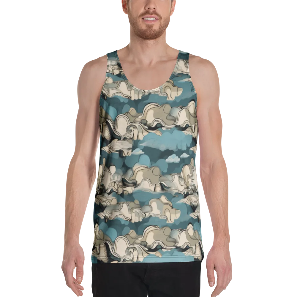 Cloudline Current on Men's Tank Top — Front