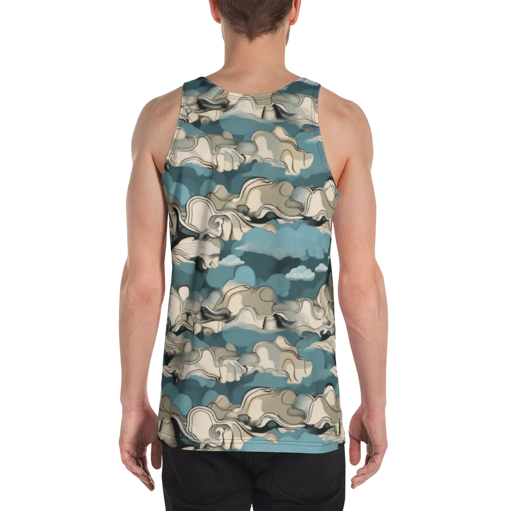 Cloudline Current on Men's Tank Top — Back
