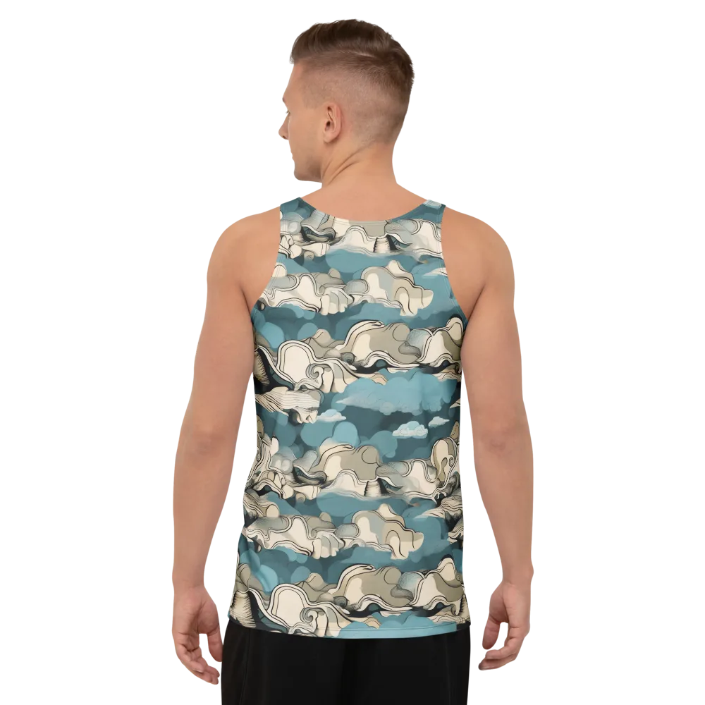 Cloudline Current on Men's Tank Top — Back