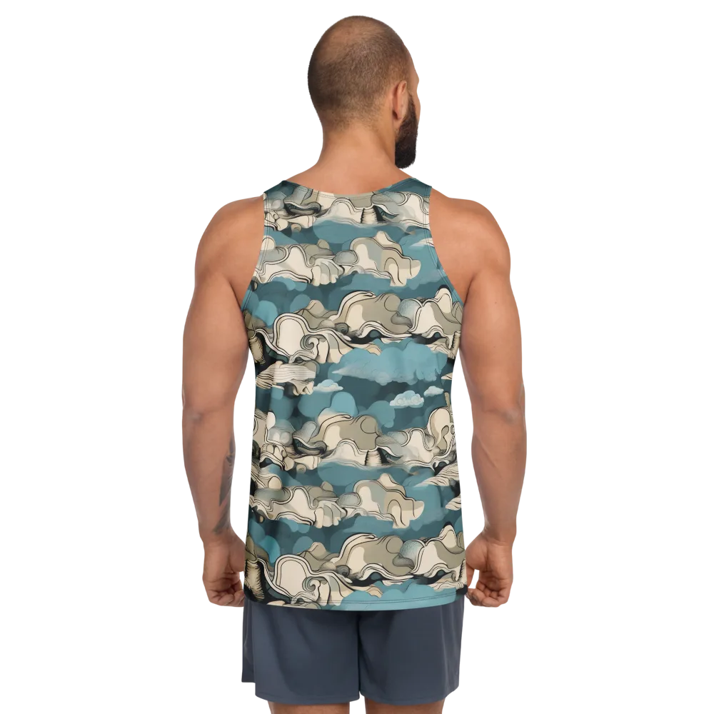 Cloudline Current on Men's Tank Top — Back