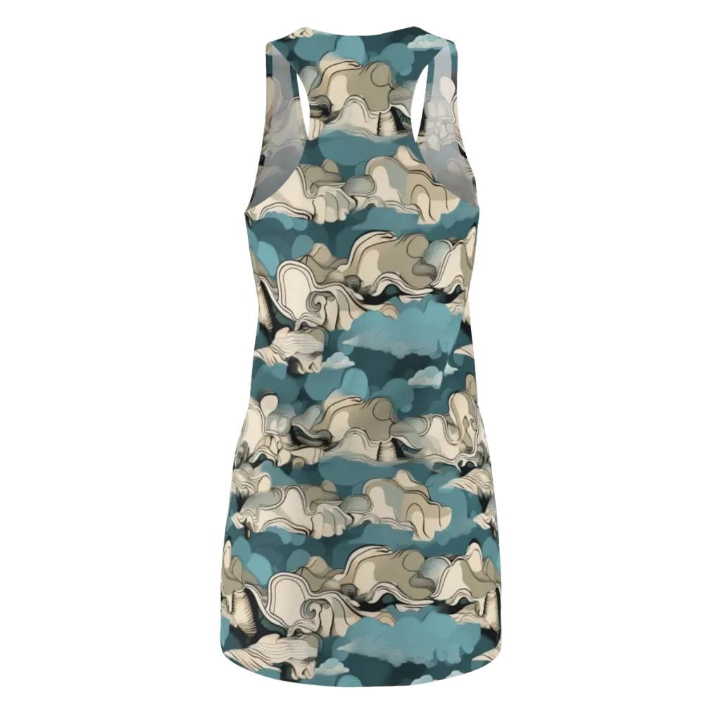 Cloudline Current on Racerback Dress — Back