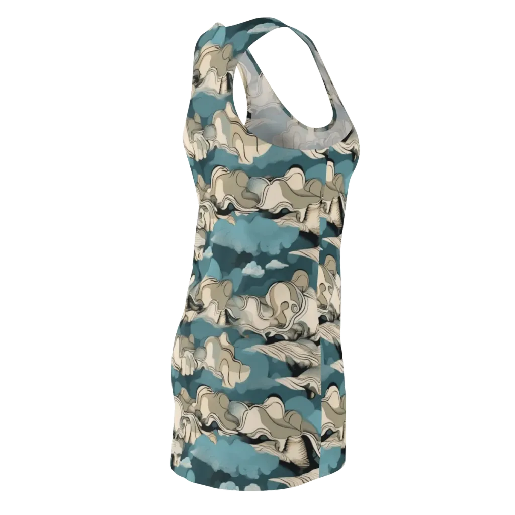 Cloudline Current on Racerback Dress — Back Side