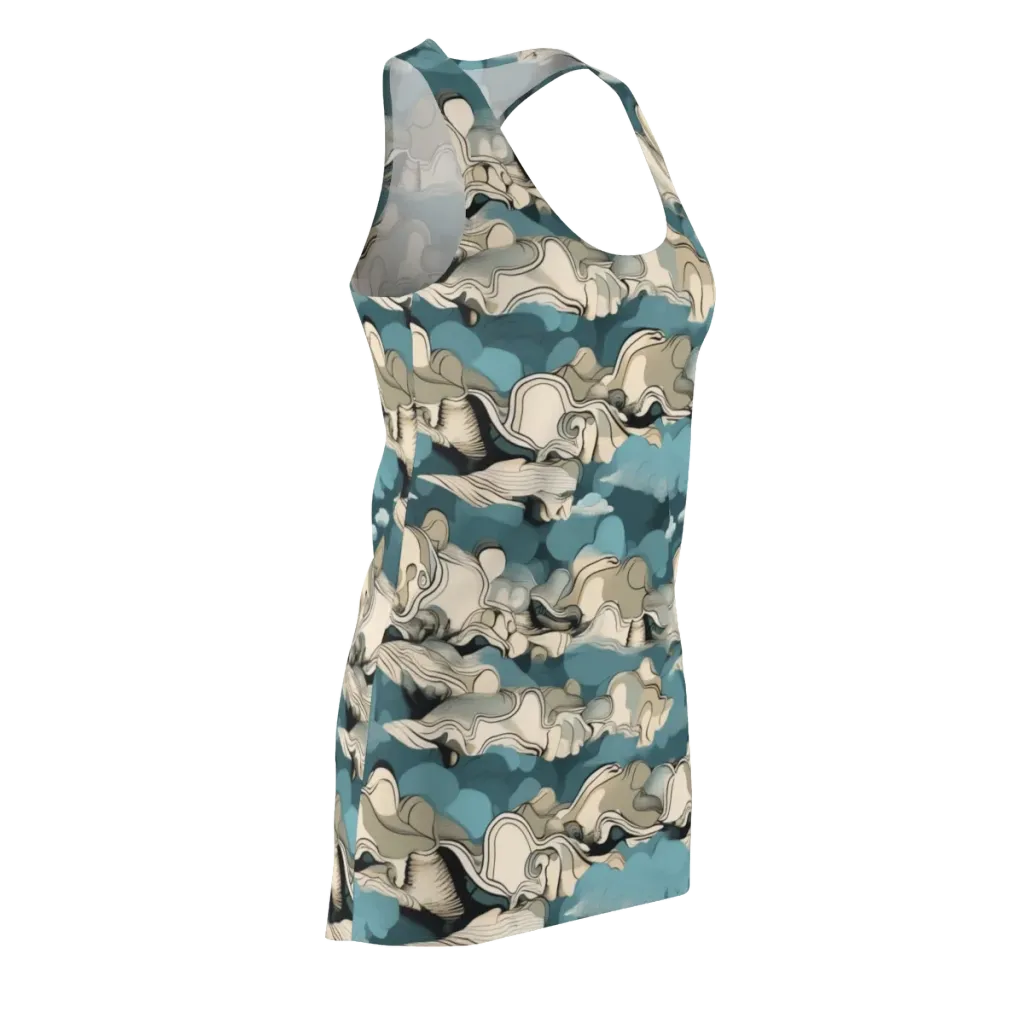 Cloudline Current on Racerback Dress — Front Side
