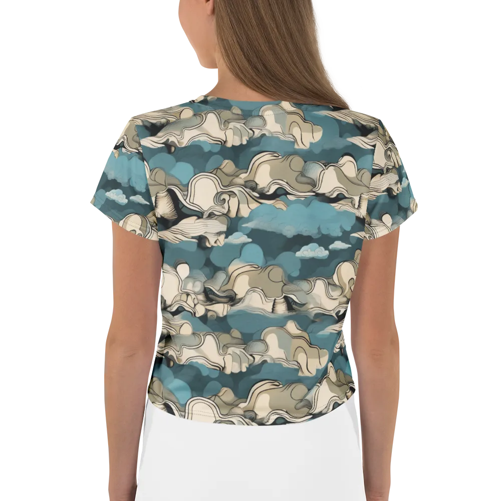 Cloudline Current on Crop Tee — Back