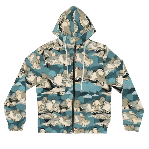 Cloudline Current on a Women's Full-Zip Hoodie