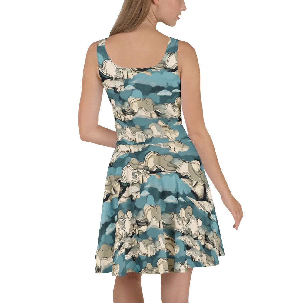 Cloudline Current on Skater Dress — Back