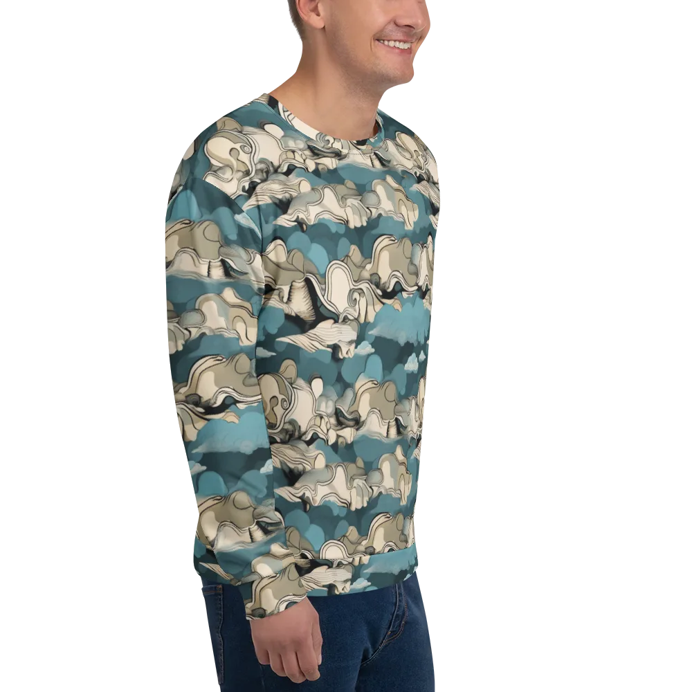 Cloudline Current on Sweatshirt — Right Front