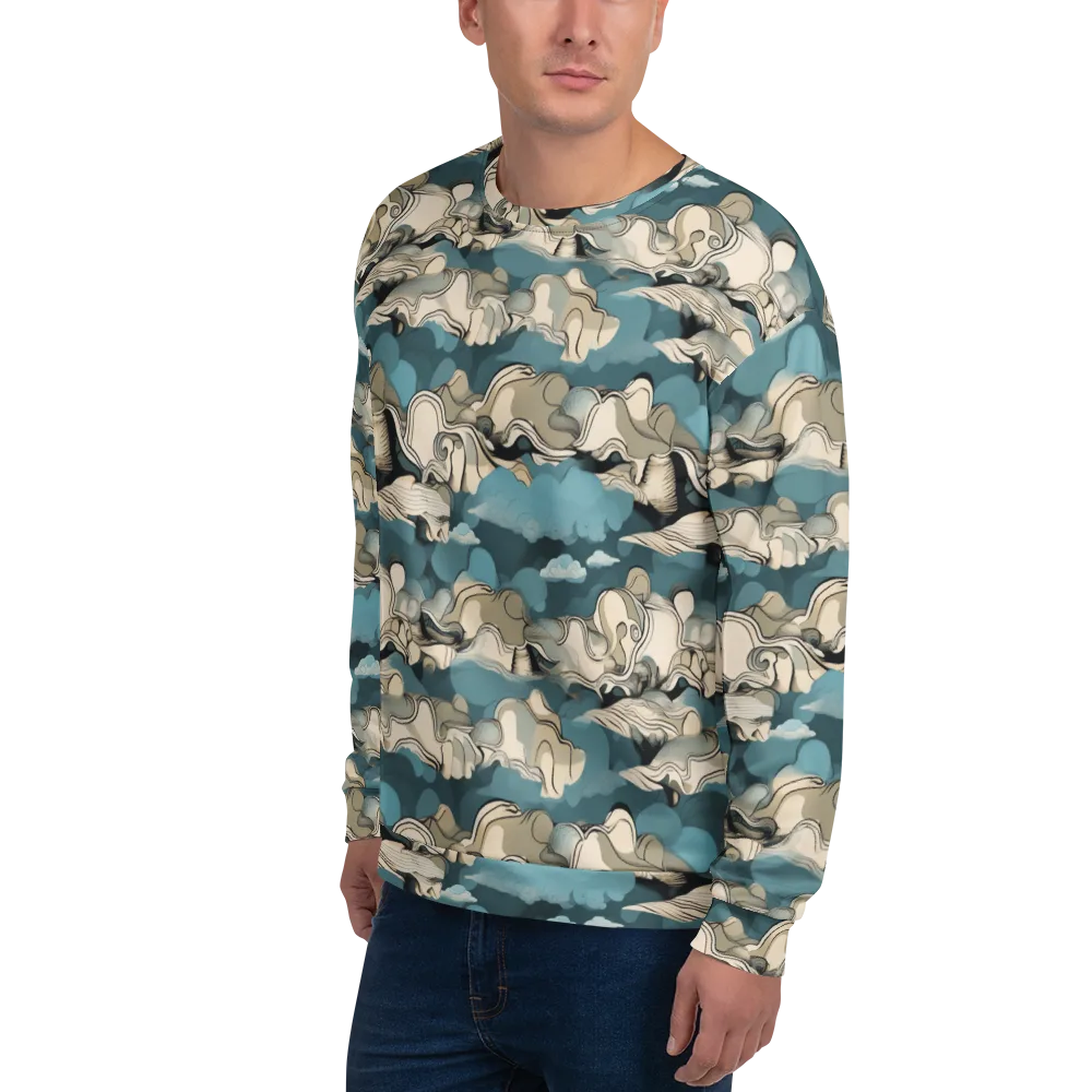 Cloudline Current on Sweatshirt — Left Front