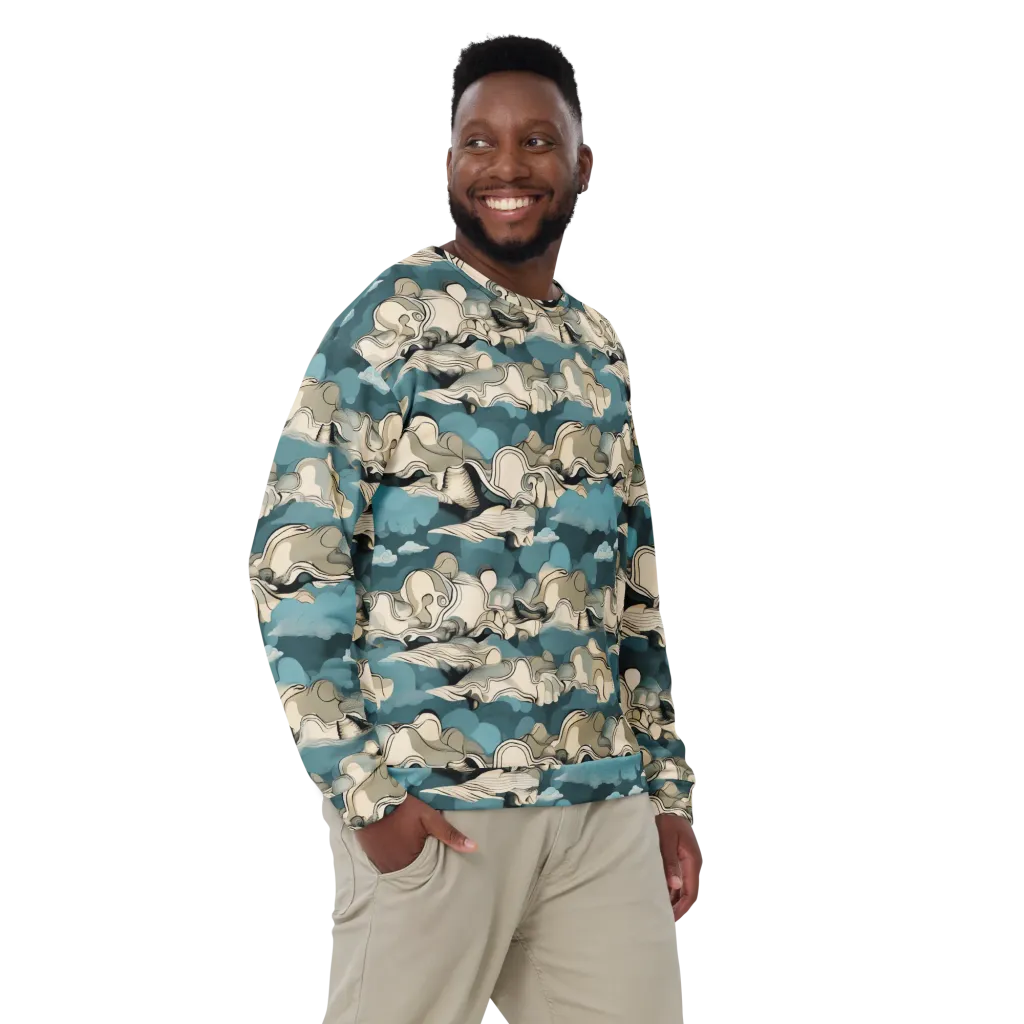 Cloudline Current on Sweatshirt — Front