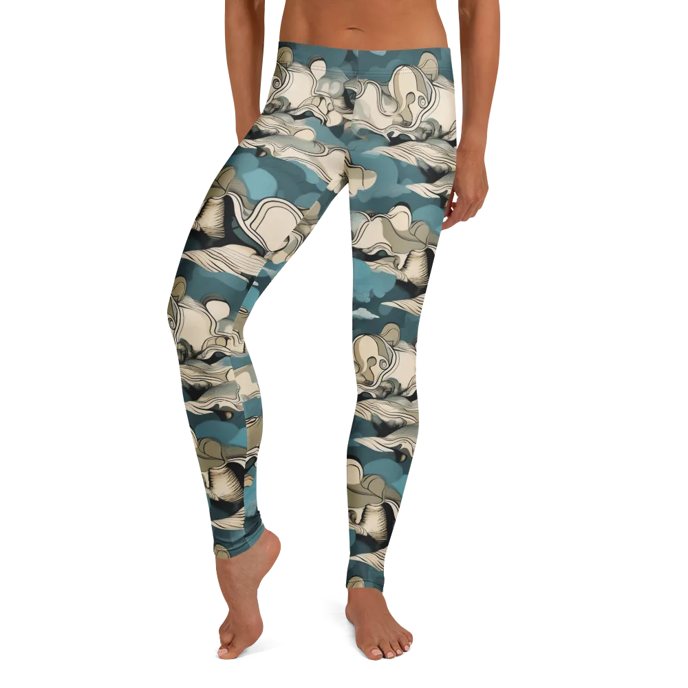 Cloudline Current on Leggings — Front