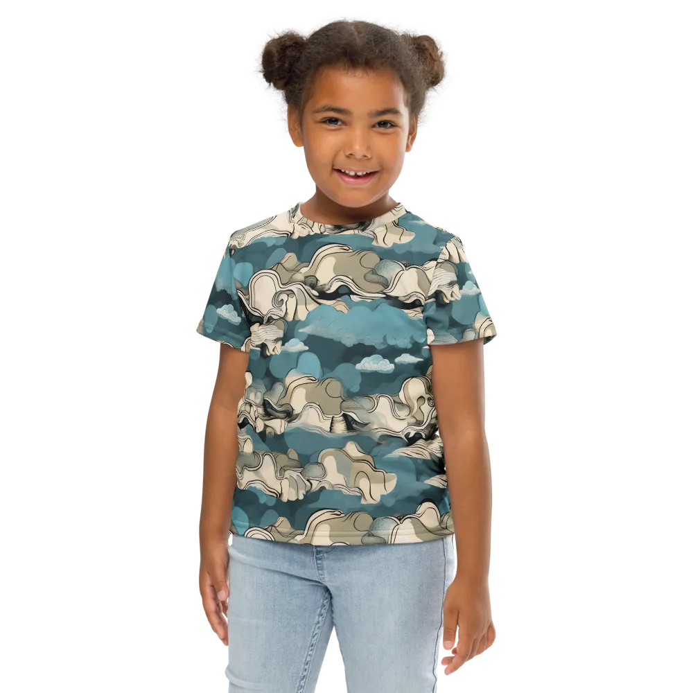 Cloudline Current on Kids Crew Neck T-Shirt — Front