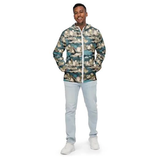 Cloudline Current on a Men's Windbreaker