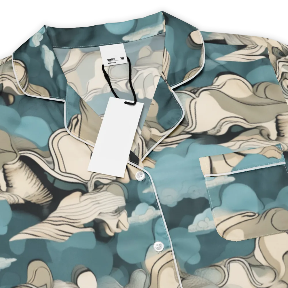 Cloudline Current on Women's Short Sleeve Pajama Top — Product details