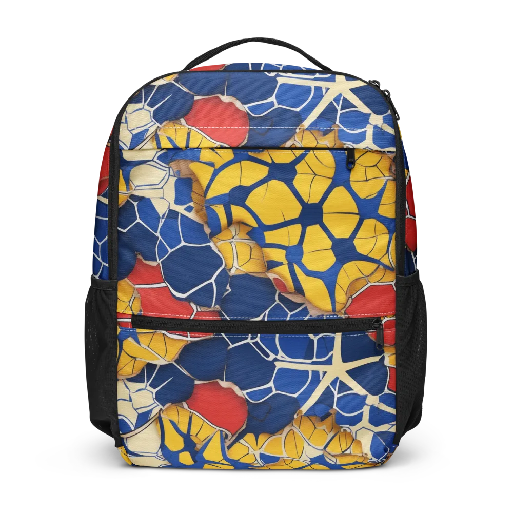 Cobalt Cellwork on Utility Backpack — Front