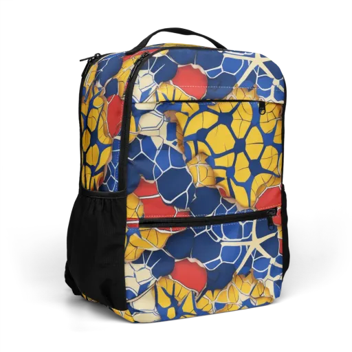 Cobalt Cellwork on a Utility Backpack