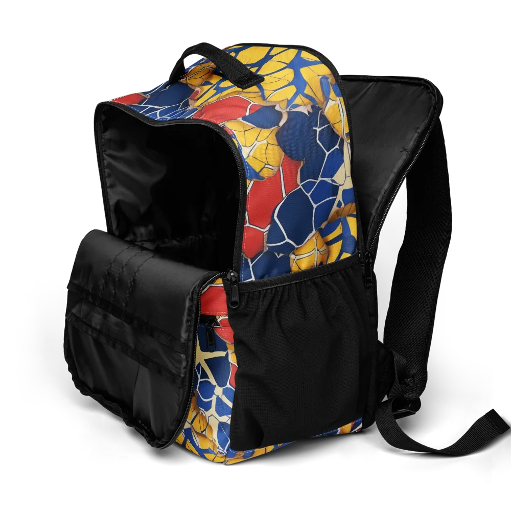 Cobalt Cellwork on Utility Backpack — Product details 2