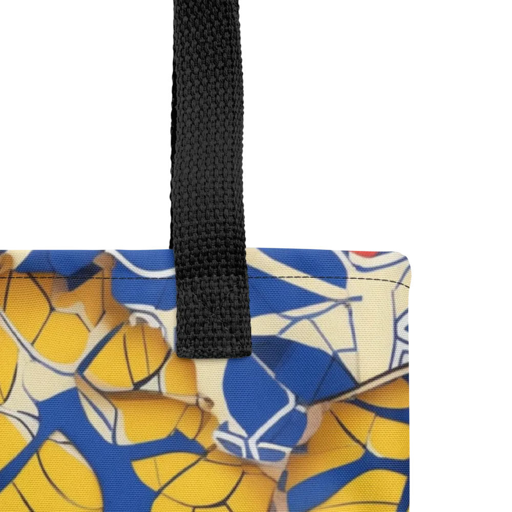 Cobalt Cellwork on Tote Bag — Product details