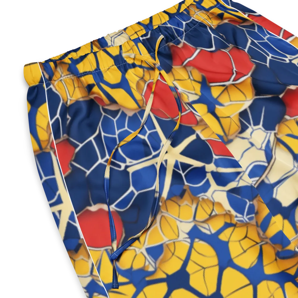 Cobalt Cellwork on Women's Pajama Pants — Product details