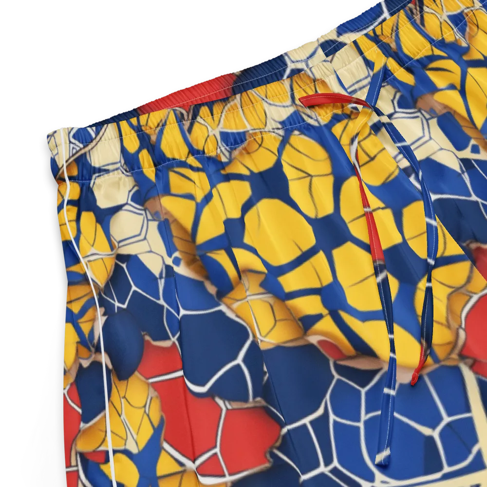 Cobalt Cellwork on Women's Pajama Shorts — Product details