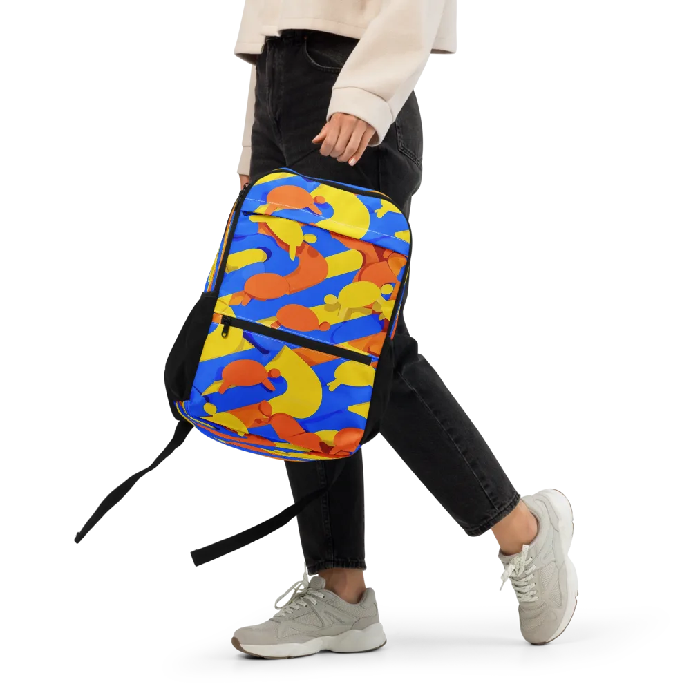 Electric Picnic on Utility Backpack — Front