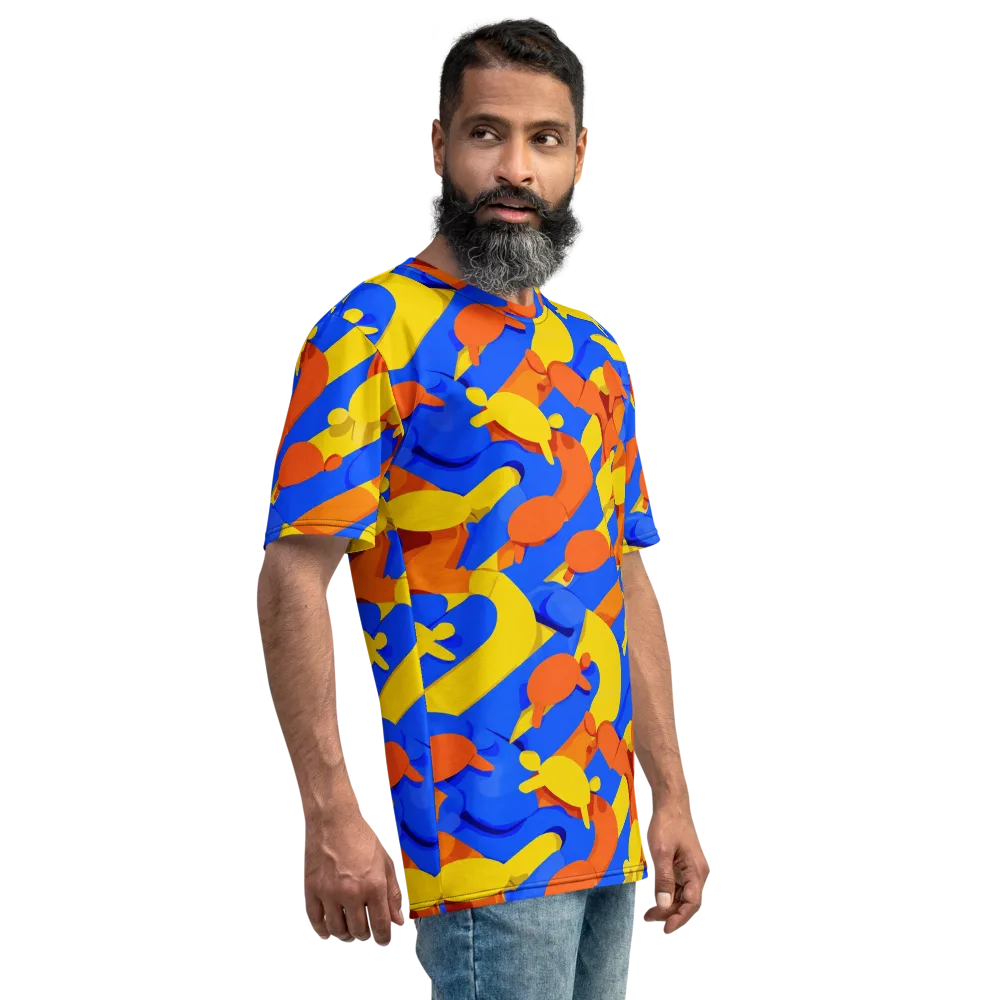 Electric Picnic on Men's Crew Neck T-Shirt — Right