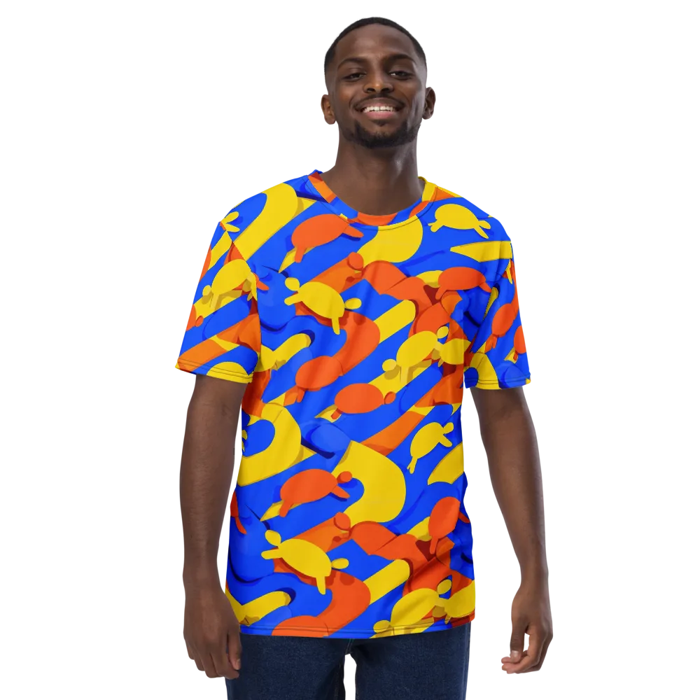 Electric Picnic on Men's Crew Neck T-Shirt — Front