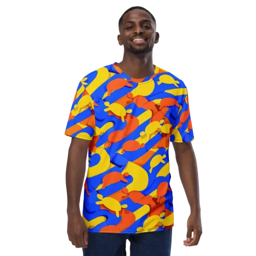 Electric Picnic on a Men's Crew Neck T-Shirt