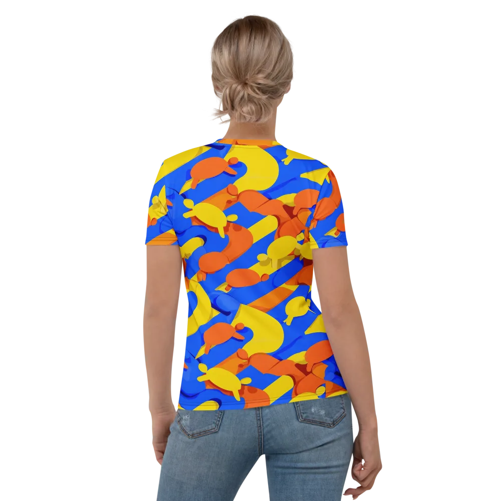 Electric Picnic on Women's Crew Neck T-Shirt — Back