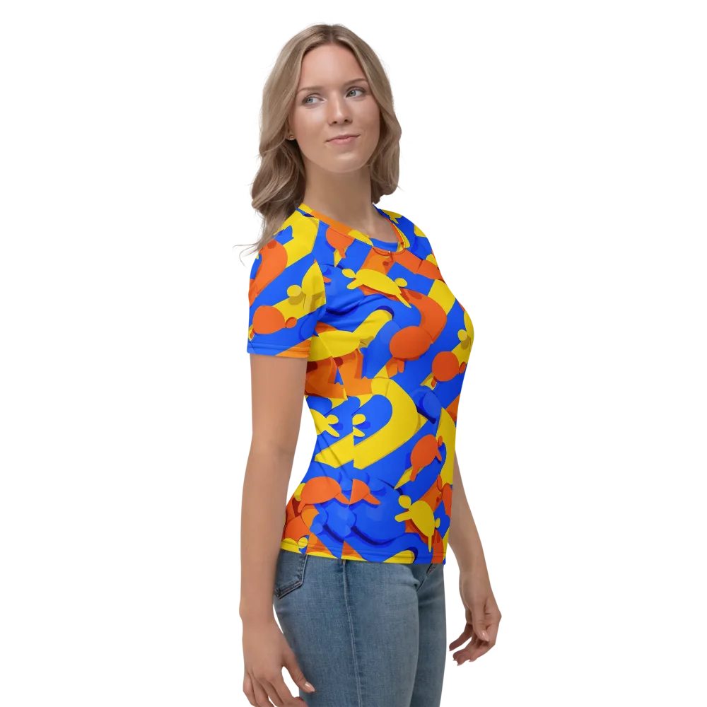 Electric Picnic on Women's Crew Neck T-Shirt — Right