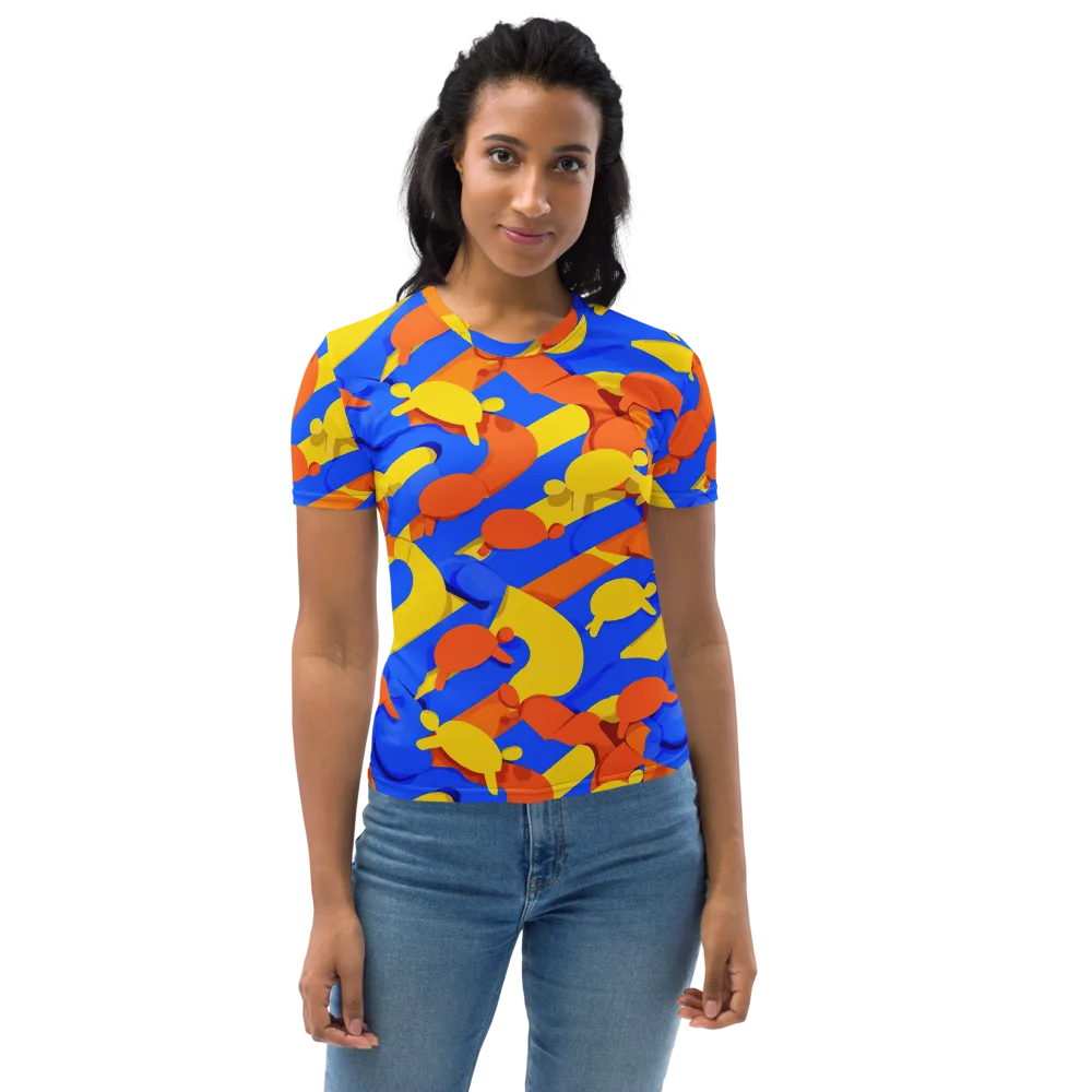 Electric Picnic on Women's Crew Neck T-Shirt — Front