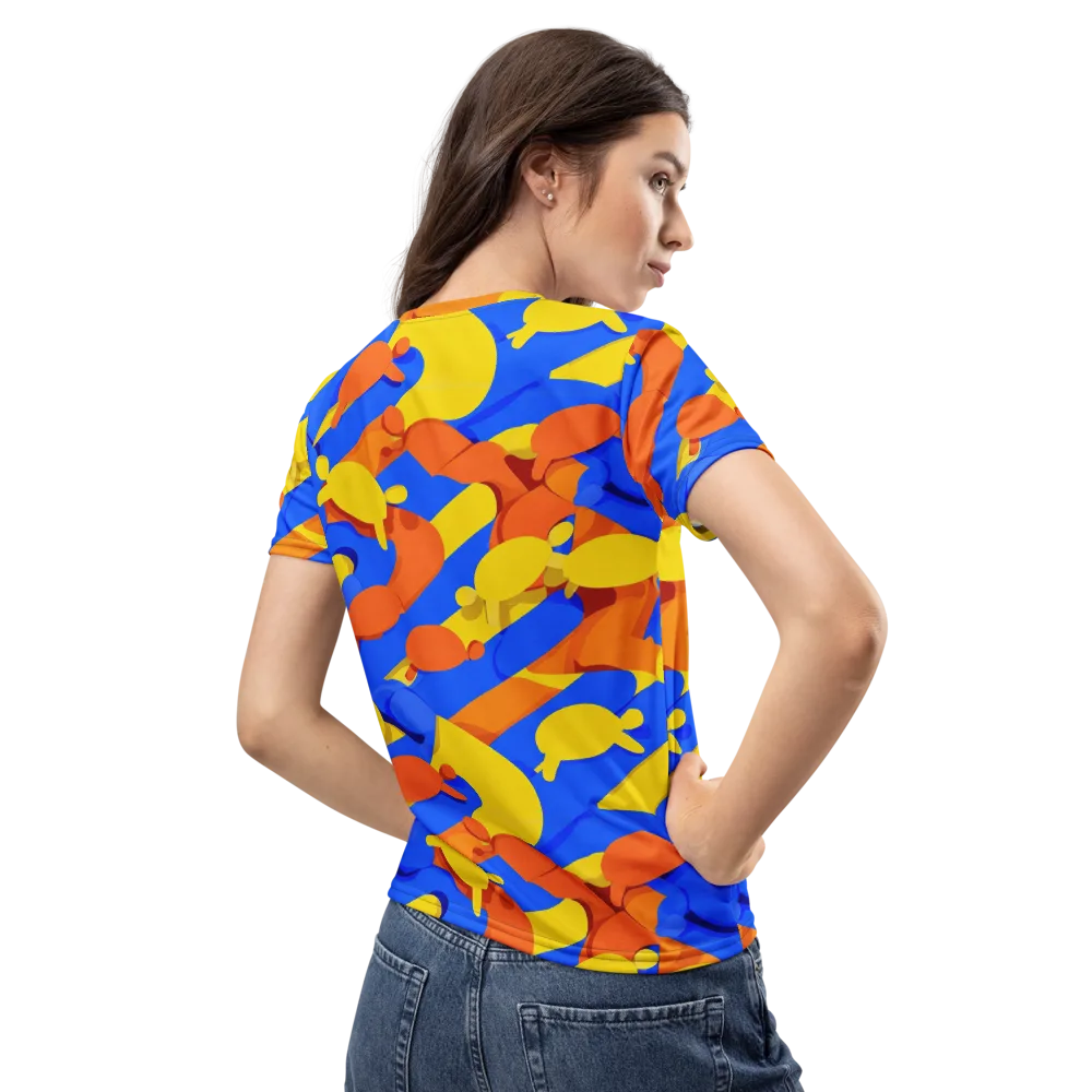 Electric Picnic on Women's Crew Neck T-Shirt — Back