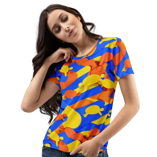 Electric Picnic on a Women's Crew Neck T-Shirt