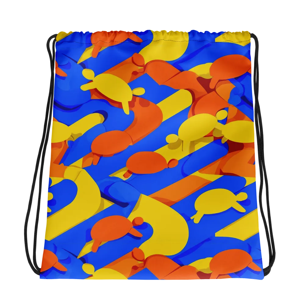 Electric Picnic on Drawstring Bag — Photo
