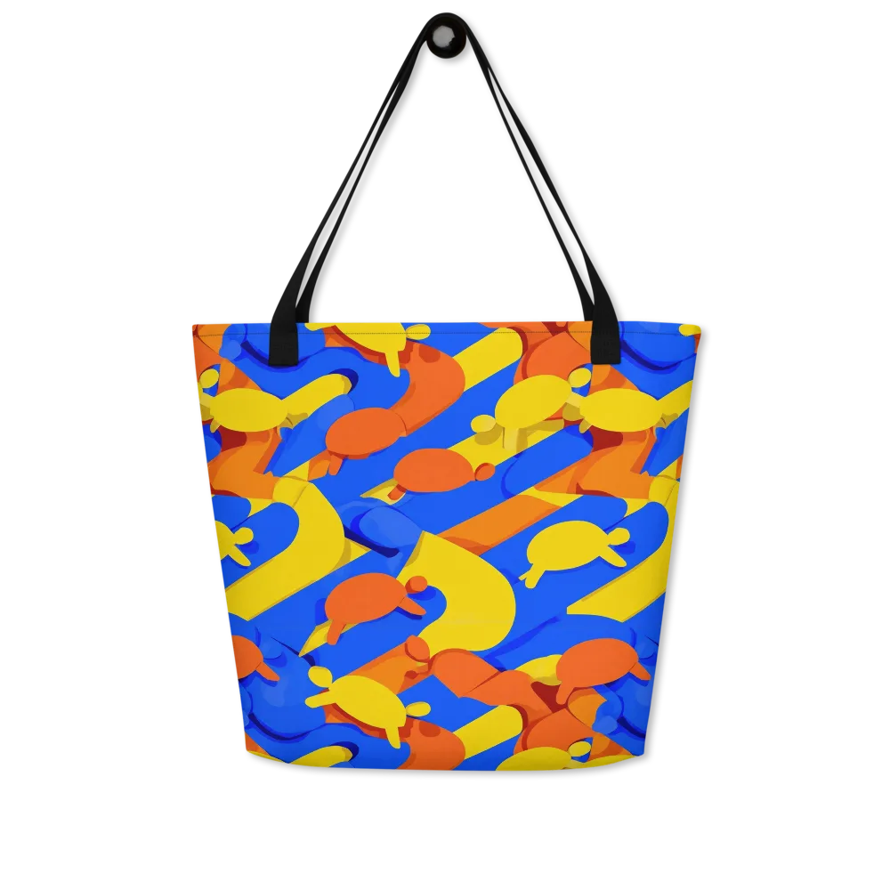Electric Picnic on Large Tote Bag W/ Pocket — Front