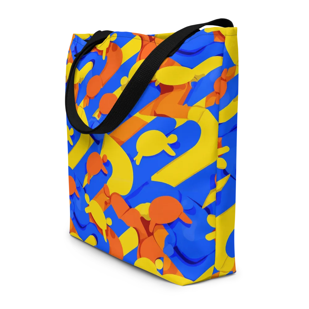 Electric Picnic on Large Tote Bag W/ Pocket — Front