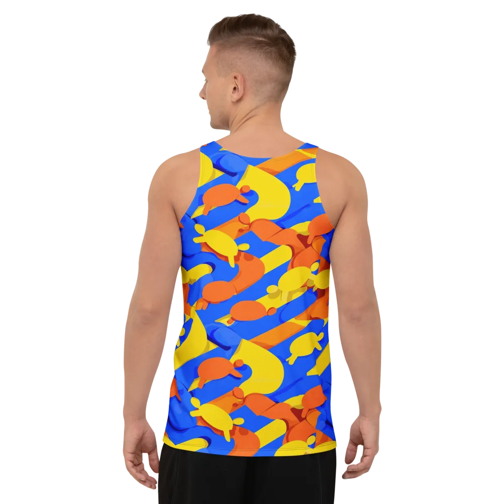 Electric Picnic on Men's Tank Top — Back