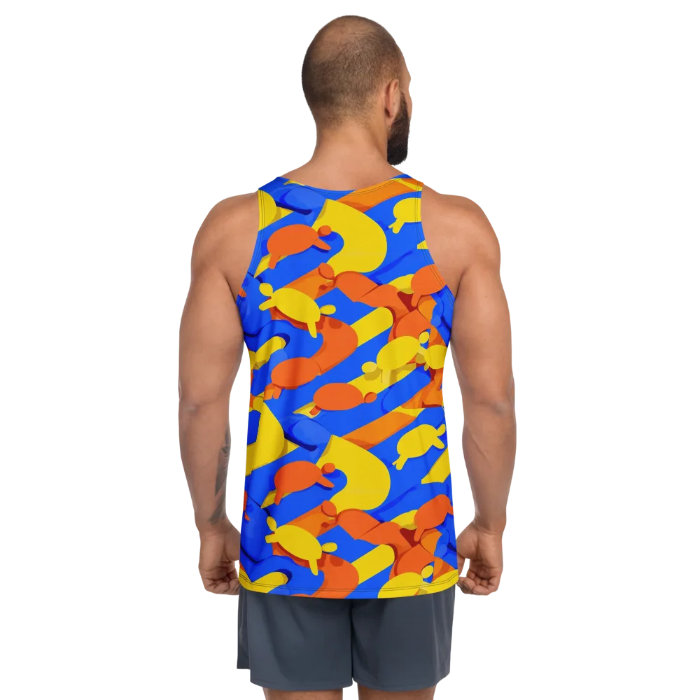 Electric Picnic on Men's Tank Top — Back