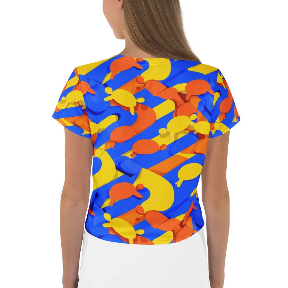 Electric Picnic on Crop Tee — Back