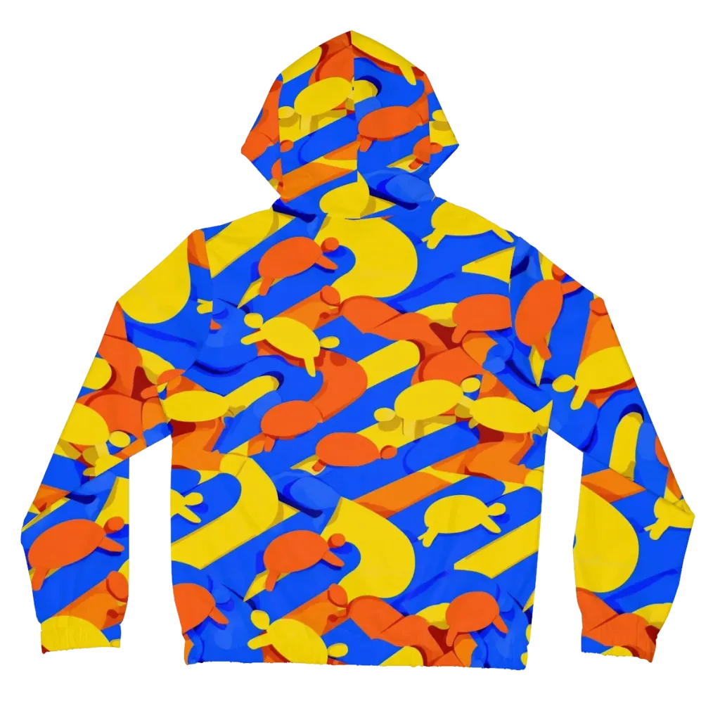 Electric Picnic on Women's Full-Zip Hoodie — Back
