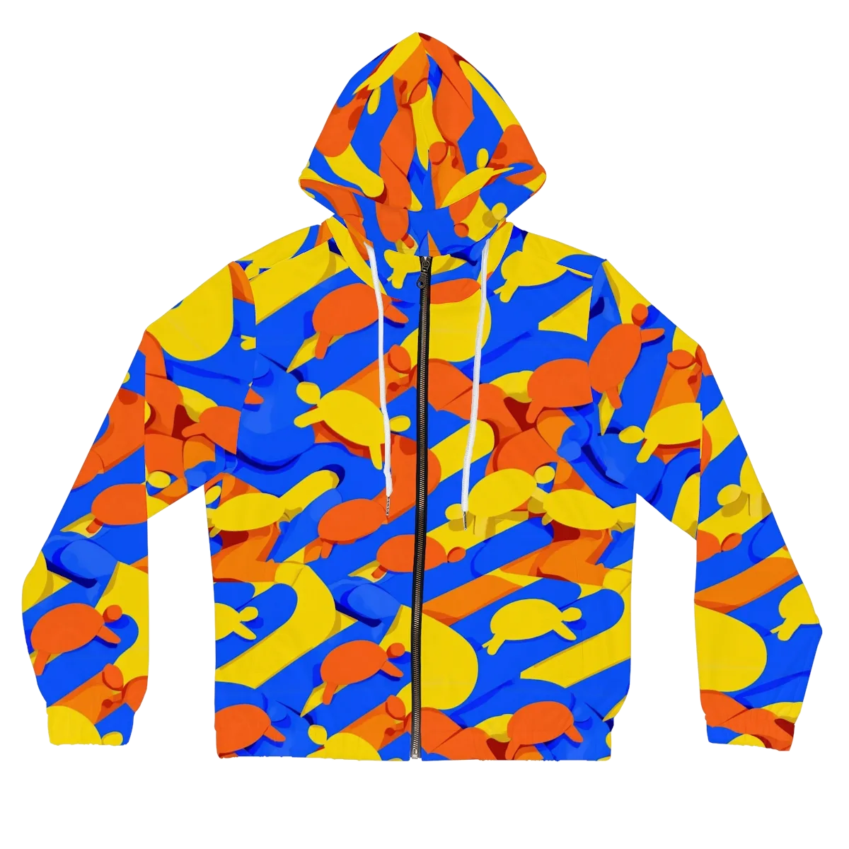 Electric Picnic on Women's Full-Zip Hoodie — Front