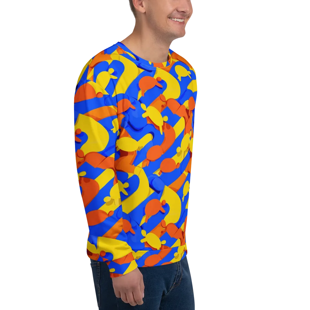 Electric Picnic on Sweatshirt — Right Front