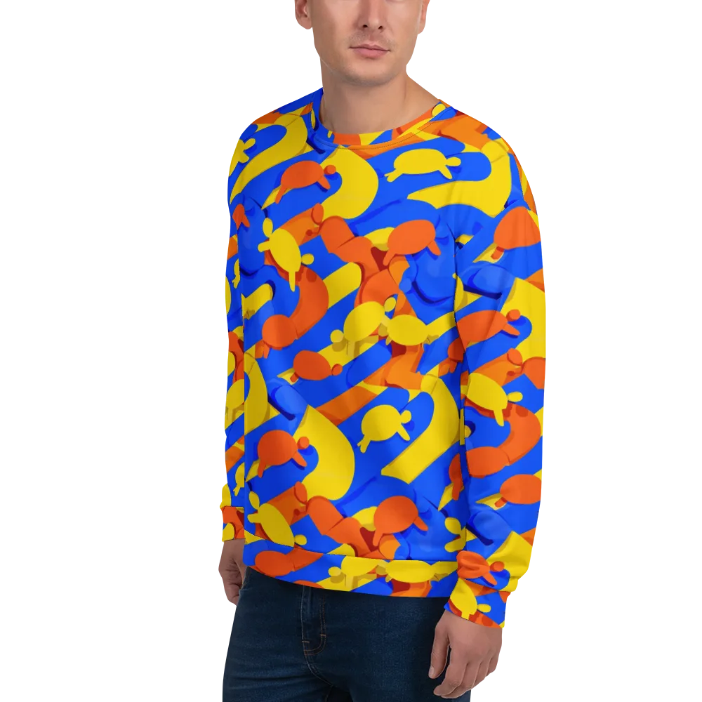 Electric Picnic on Sweatshirt — Left Front
