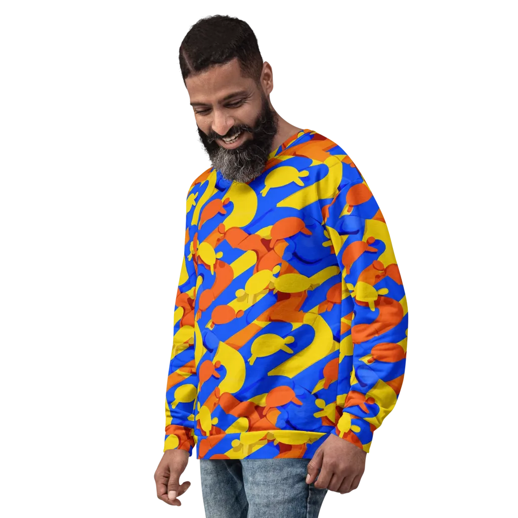 Electric Picnic on Sweatshirt — Left Front