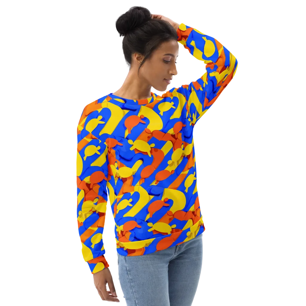 Electric Picnic on Sweatshirt — Right Front