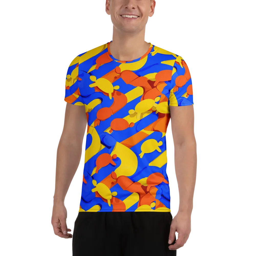 Electric Picnic on Men's Athletic T-Shirt — Front