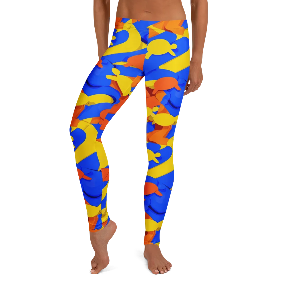 Electric Picnic on Leggings — Front