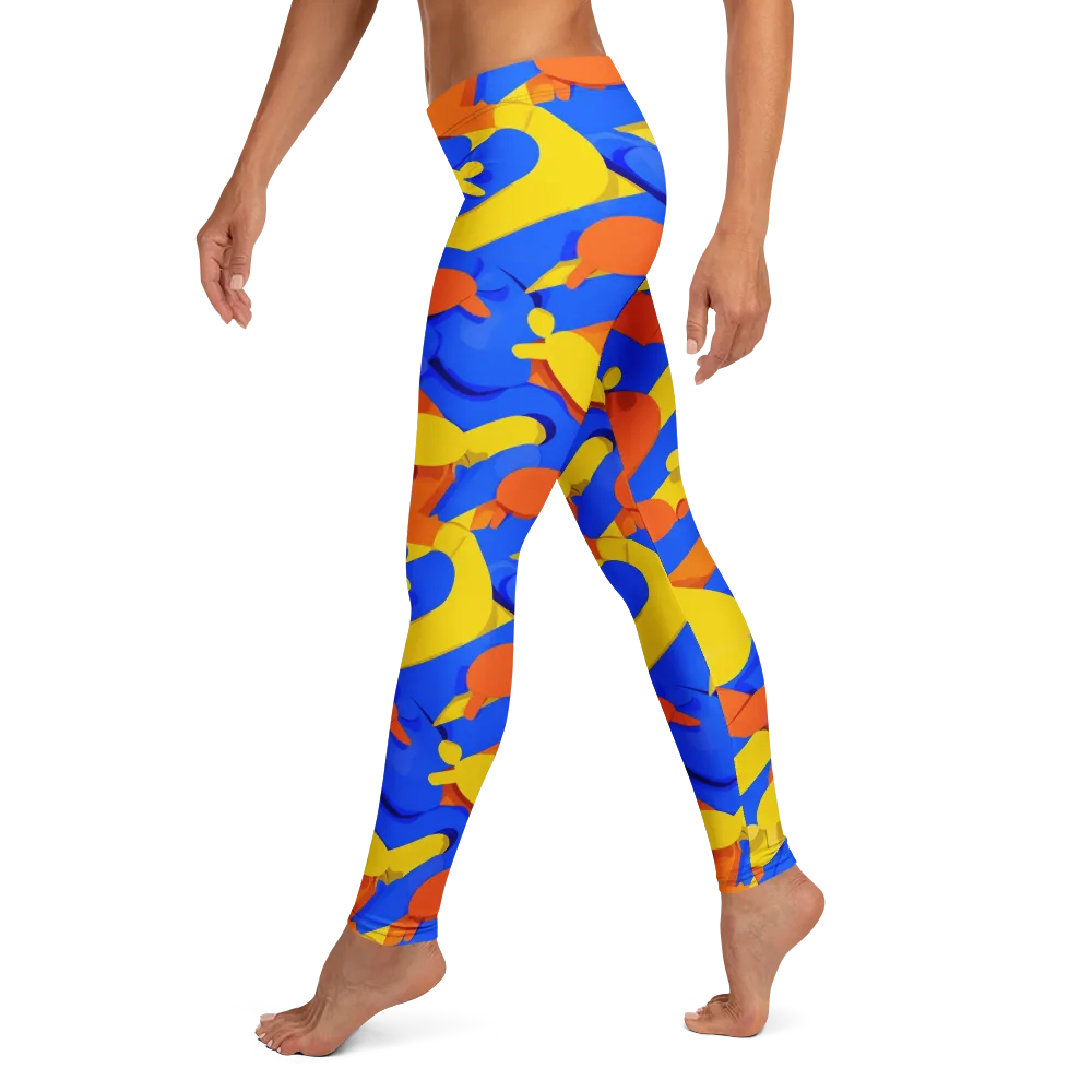 Electric Picnic on Leggings — Left