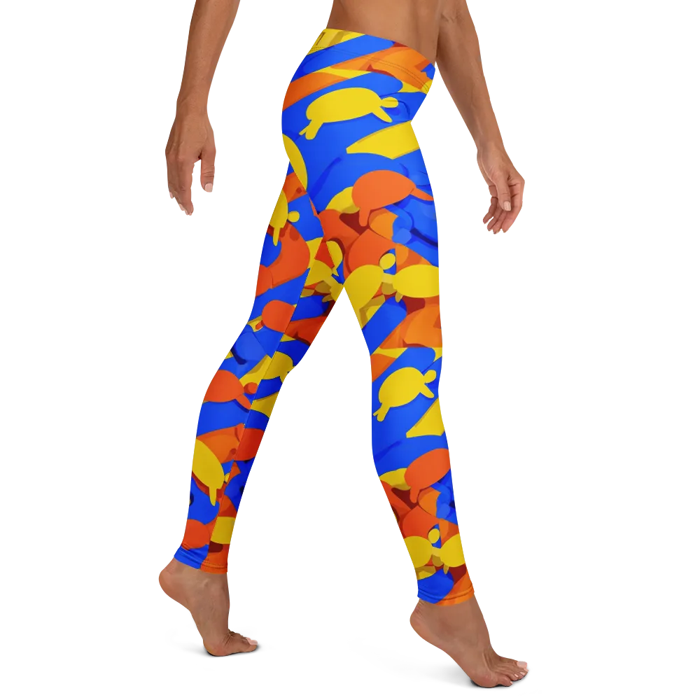 Electric Picnic on Leggings — Right