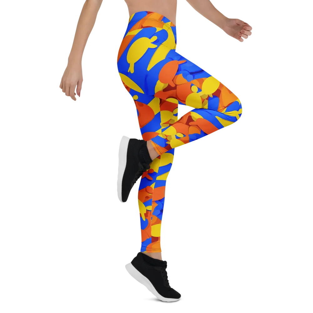 Electric Picnic on Leggings — Right