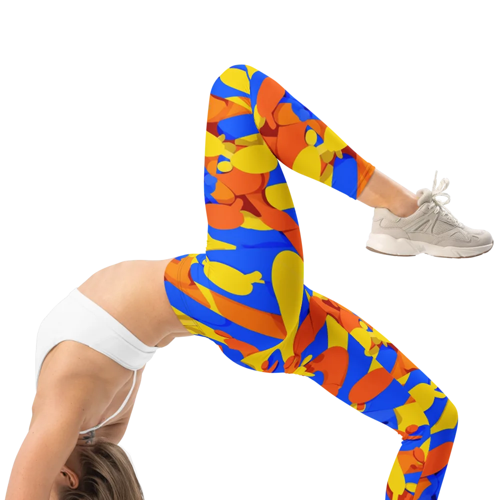 Electric Picnic on Leggings — Right